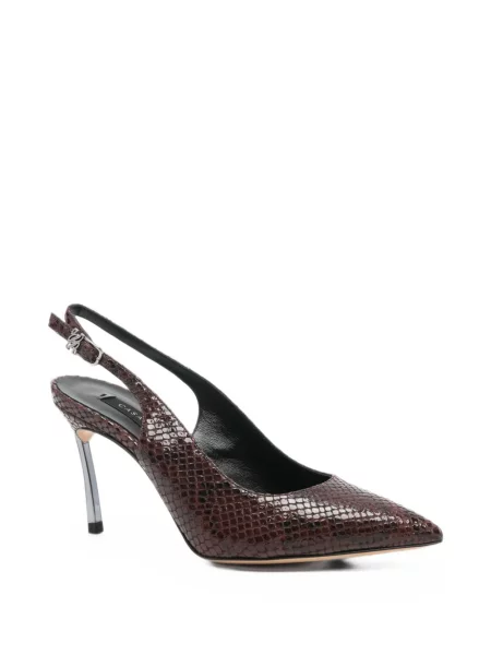 Pantofi cu toc Casadei slingback maro