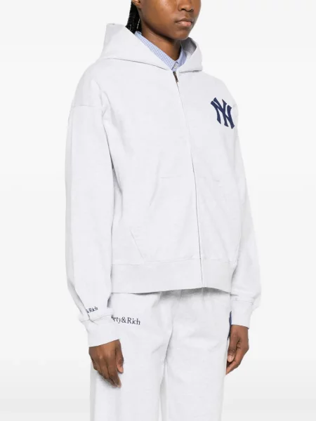 Hanorac cu glugă Sporty & Rich gri