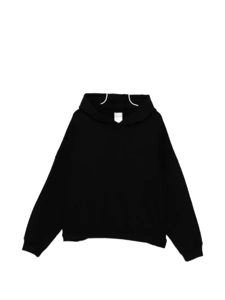 Bluza z kapturem Le Mont Saint Michel z nadrukiem czarna