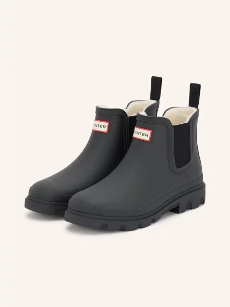 Hunter Gummi Boty Downpour Insulated černá