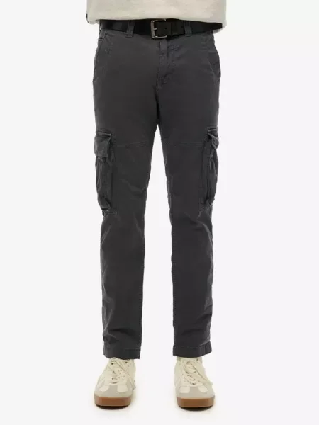 Superdry Pantaloni cu închis gri