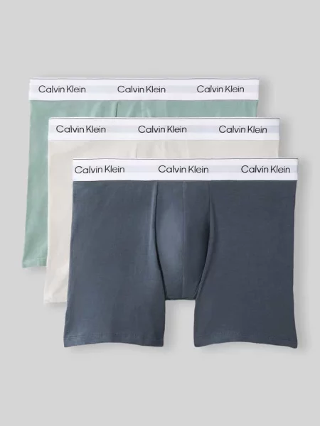 Majtki i obcisłe bokserki z mieszanki bawełny w zestawie 3 szt. Calvin Klein Underwear