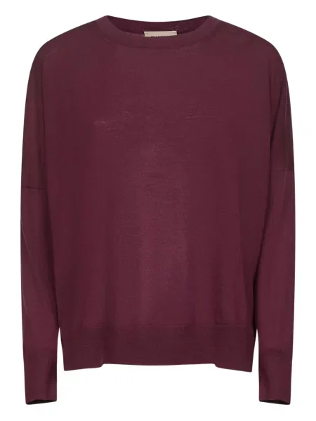 Sweter Blanca Vita z okrągłym dekoltem czerwony