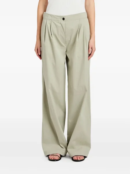 Pantaloni Proenza Schouler White Label plisate alb
