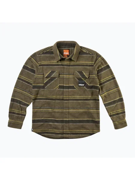 Férfi ing ThirtyTwo Rest Stop X Fava tobacco. Méret: XL zöld
