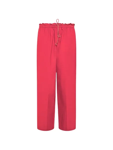 Pantaloni Forte_forte cu cordon roz