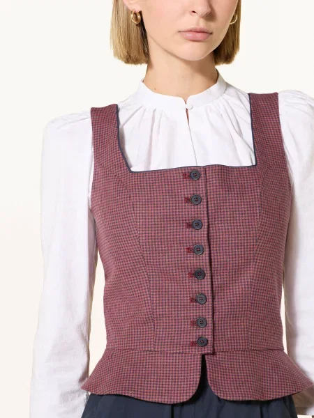 Bluzka Berwin & Wolff z gorsetem czerwona