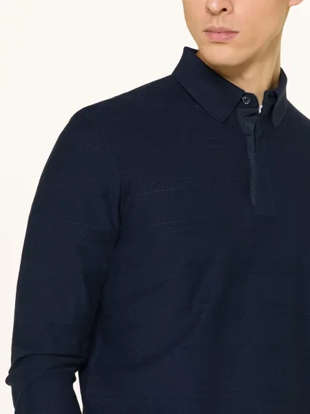 Tommy Hilfiger Žerzejová Polokošile Regular Fit tmavě modrá