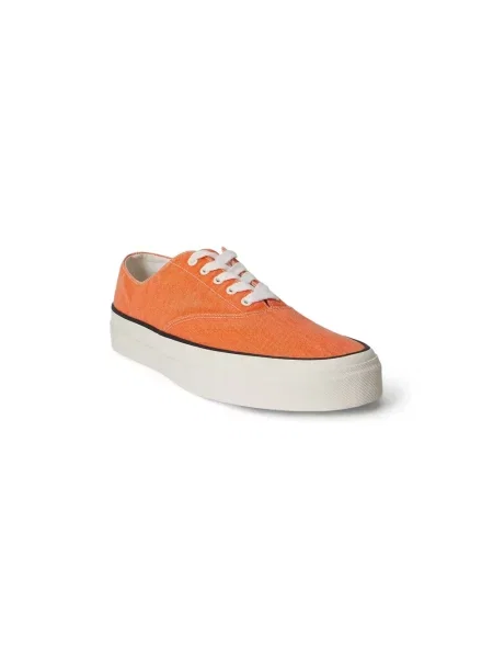 Sneakersy Polo Ralph Lauren pomarańczowe