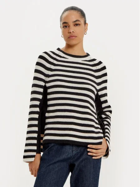 OUI Svetr RUBI černá bílá