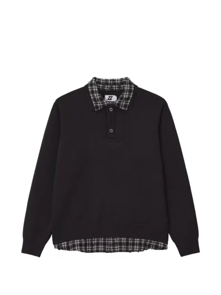 Gulerat tricou polo Izzue negru