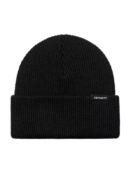 Czapka beanie z detal z logo model GORDAN' Carhartt Wip czarna