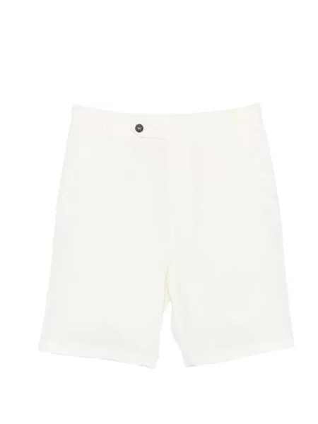 Pantaloni scurți Mc2 Saint Barth alb
