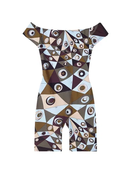 Salopetă Pucci cu imagine verde