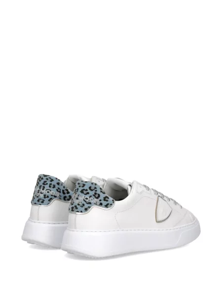 Sneakerși Philippe Model Paris cu model leopard alb