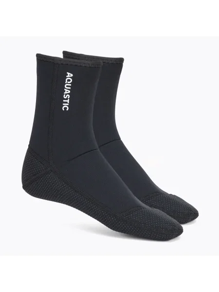 AQUASTIC Wintstick neoprén zokni 3 mm fekete. Méret: fekete