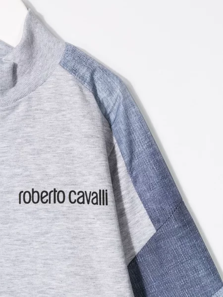 Τζιν μπουφάν Roberto Cavalli γκρι