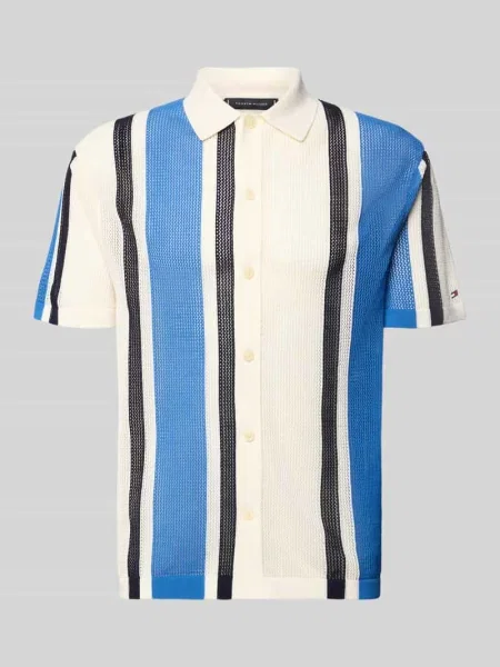 Koszula casualowa z mieszanki bawełny o kroju relaxed fit Tommy Hilfiger biała