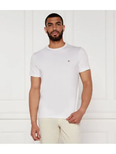 Gant Tricou SHIELD | alb