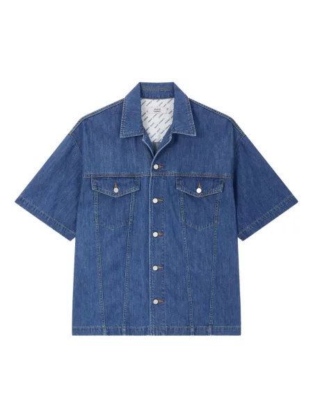 Cămașă Studio Tomboy scurtă albastru