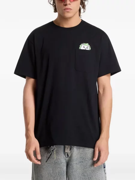 Тениска Ripndip черно