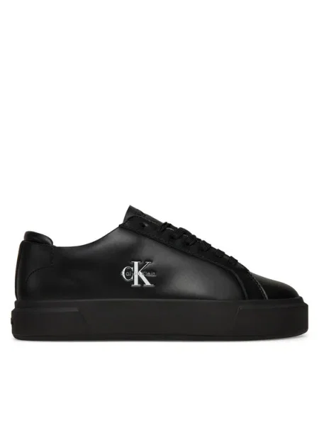 Маратонки Calvin Klein BASKET LACE UP LTH ML черно