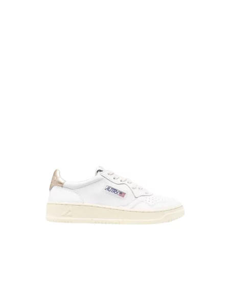 AUTRY sneakersy skórzane Medalist Low białe
