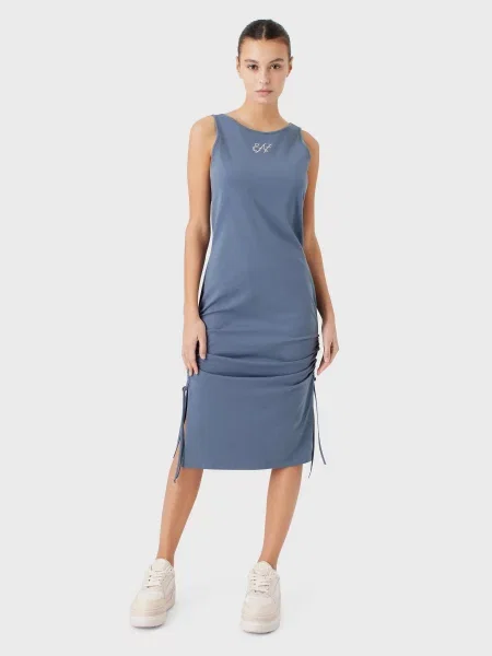 Сукня міді синій