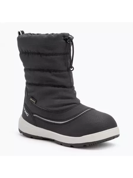 Śniegowce dziecięce Viking Toasty Pull-On Warm GTX black czarne