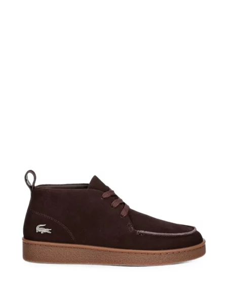 Ghete desert Lacoste maro