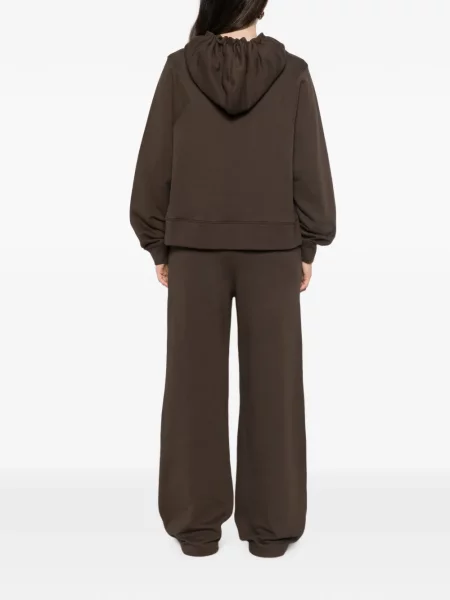 Trening Twinset cu imagine cu cordon maro