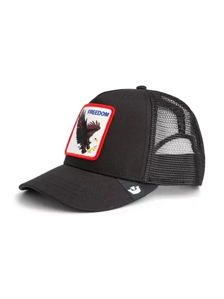 Шапка с козирка и добавен Goorin Bros Freedom Eagle Trucker черно