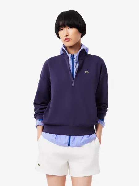 Світшот Lacoste фіолетовий