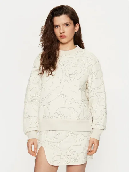 Lacoste Bluză Oversize bej