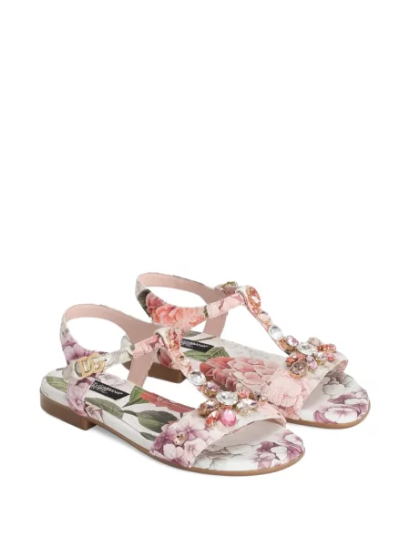 Sandały dziecięce Dolce And Gabbana białe