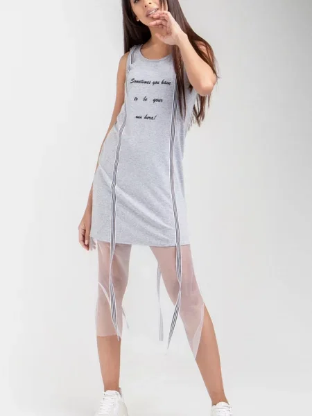 Туніка TrikoBakh світло-сірий сіра