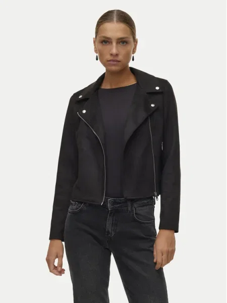 VERO MODA Geacă de primăvară-toamnă JOSE' negru