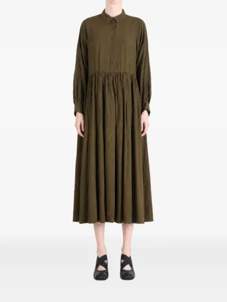 Lung rochie midi Casey Casey verde