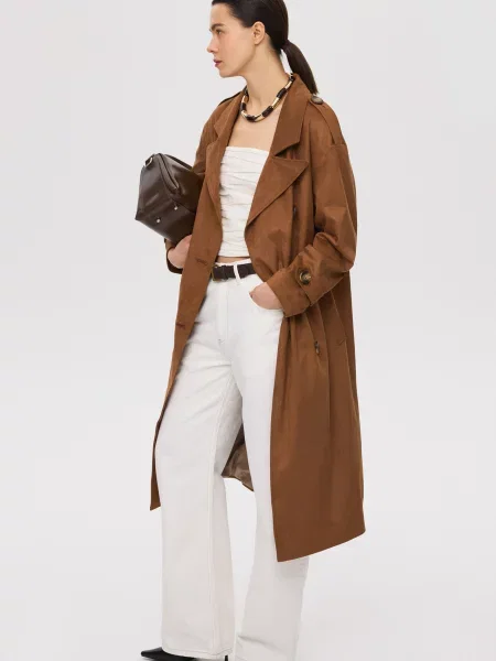 Тренч Estro коричневий