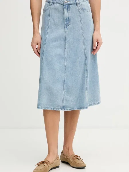 OUI fustă jeans albastru