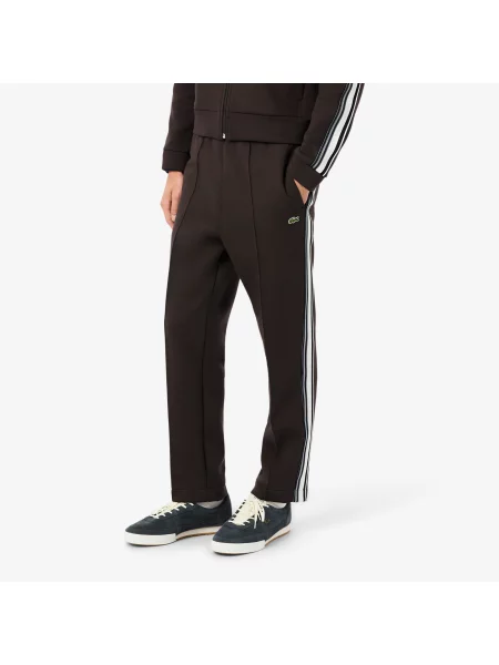 Lacoste Spodnie Dresowe Made In France brązowy