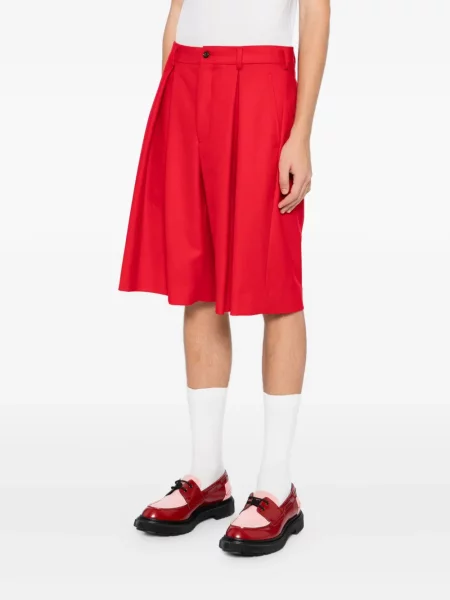 Vilnonės šortai Comme Des Garçons raudona