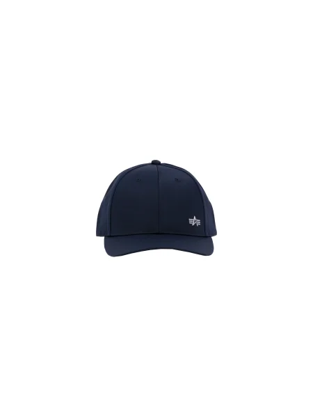 Alpha Industries pánska baseballová čiapka Metal Label blue/chrome modrá