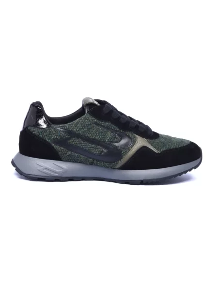 Sneakersy Baldinini zamszowe zielone