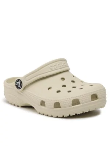 Šlepetės Crocs Classic Clog K Bone smėlinė