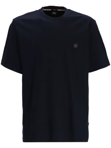 Tricou Boss cu autograf albastru