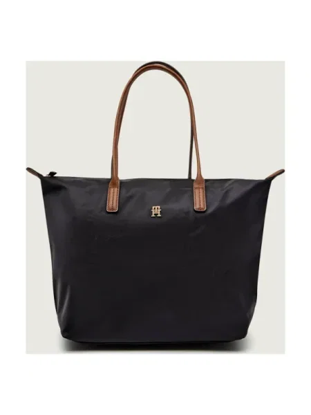 TOMMY HILFIGER Shopper táska POPETTE barna fekete