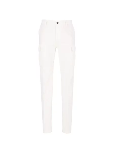 Pantaloni cargo Eleventy alb