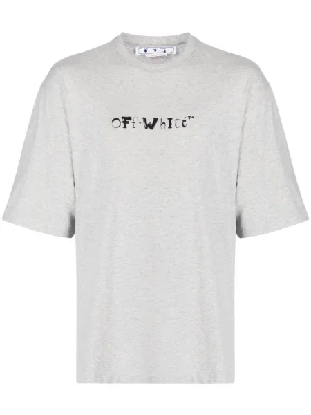 Tricou Off-white cu imagine alb