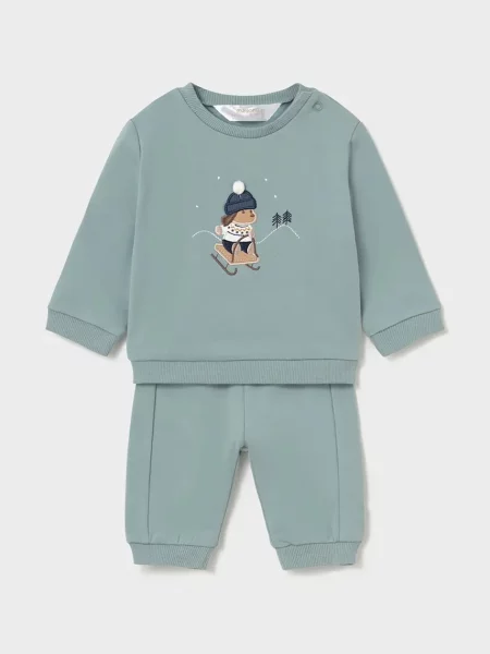 Mayoral Newborn komplet trenirka za bebe od pamuka s elastanom
